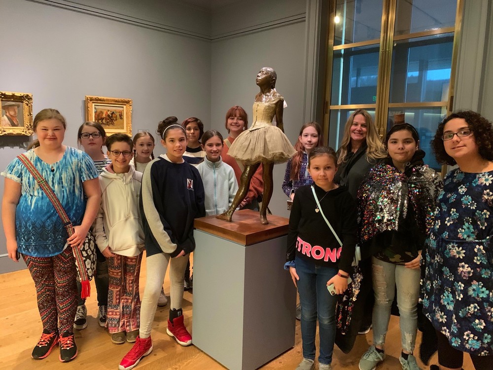 MS Students visit Clark Museum