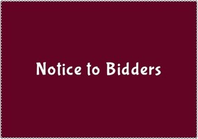Notice to Bidders