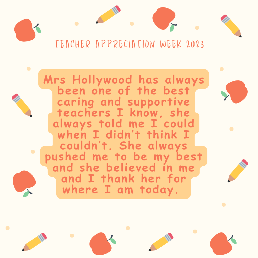 teacher appreciation week